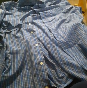 Plaid Blue Button Down